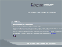 Tablet Screenshot of kh-fitness.dk